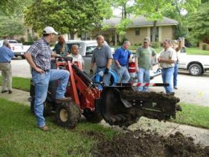 Our Cedar Hill Irrigation Repair team does new installations 